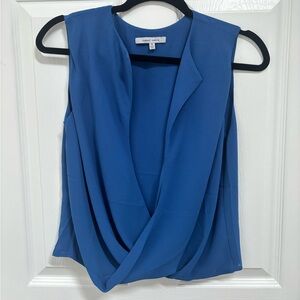 Naked Zebra Royal Blue Sleeveless Blouse